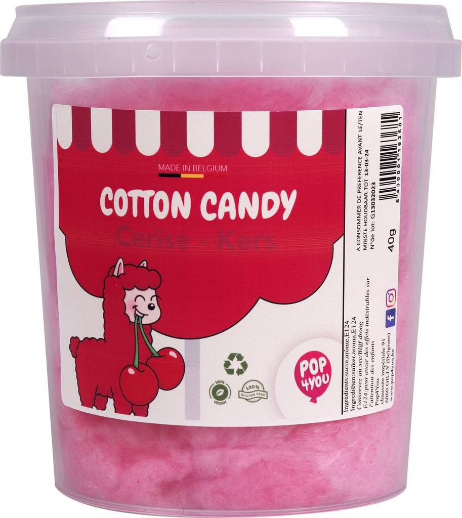 [BAPCE40] Cotton candy cherry 40g